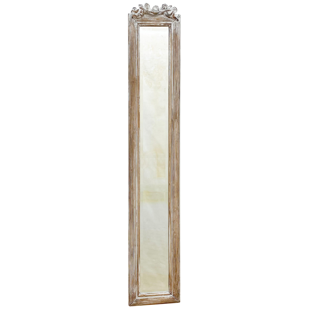 Acacia Home Washed Slim Wall Mirror 109 x 13cm Image 1