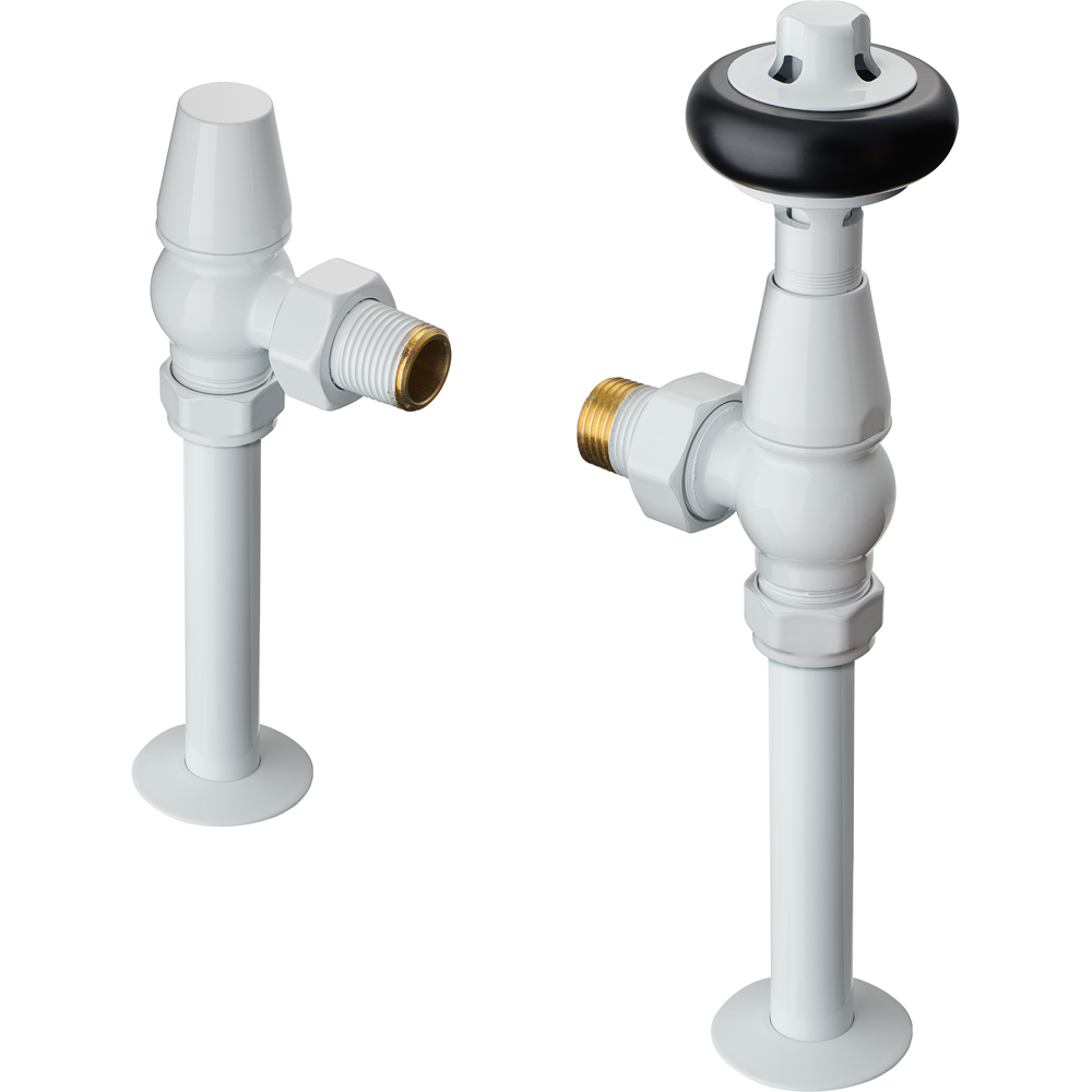 Terma White Pipe Sleeving and Metal Collar Set 130mm Image 6