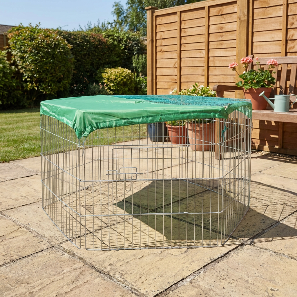 Small Animal Pen with Net 60cm Image 6