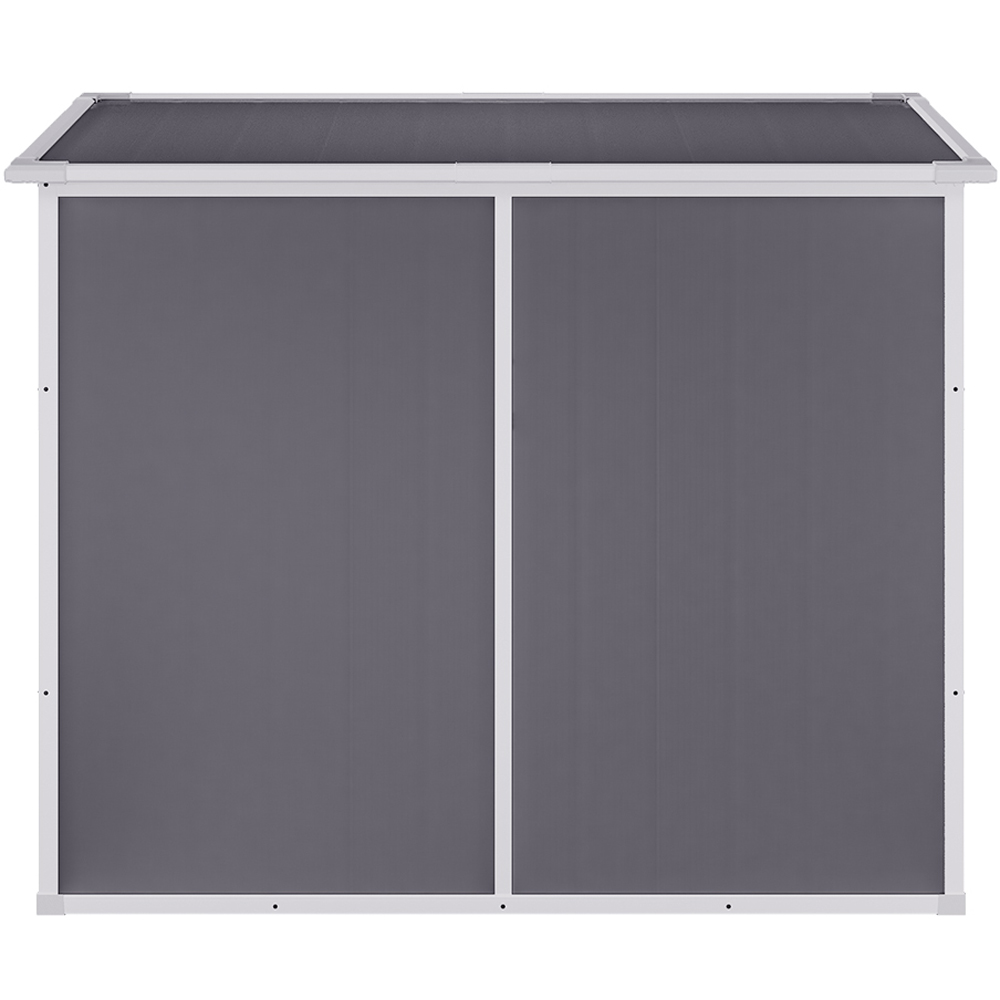 Living and Home 6 x 3.7ft Outdoor Plastic Garden Storage Shed Image 5