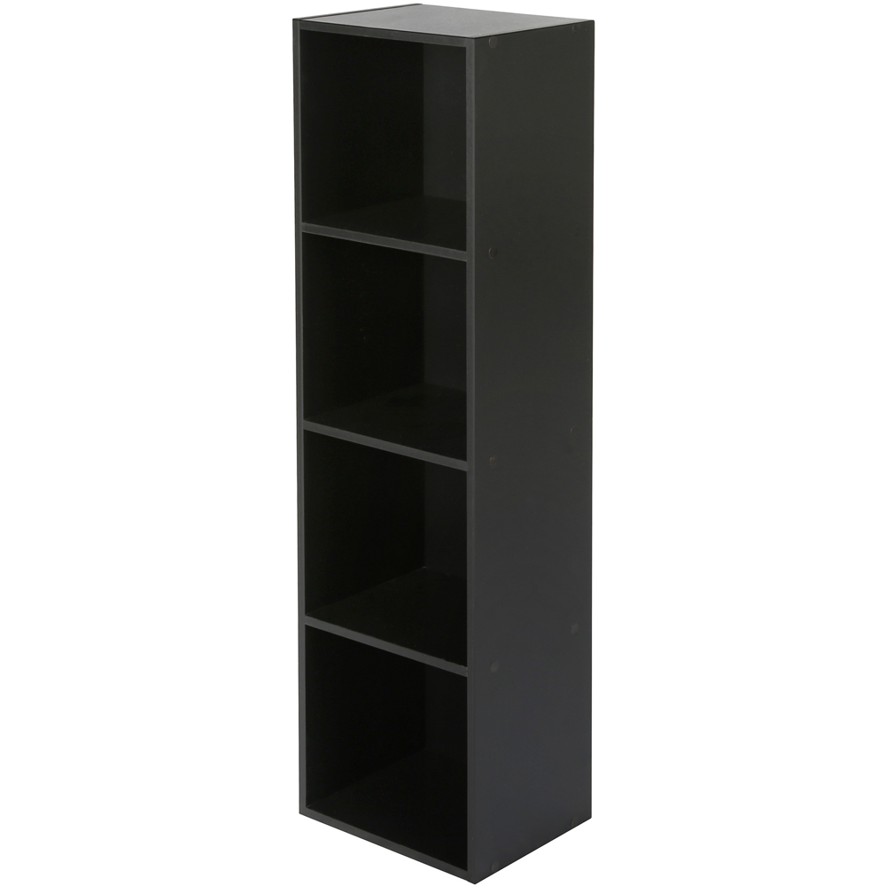 Jane 4 Shelf Black Cube Storage Unit Image 5