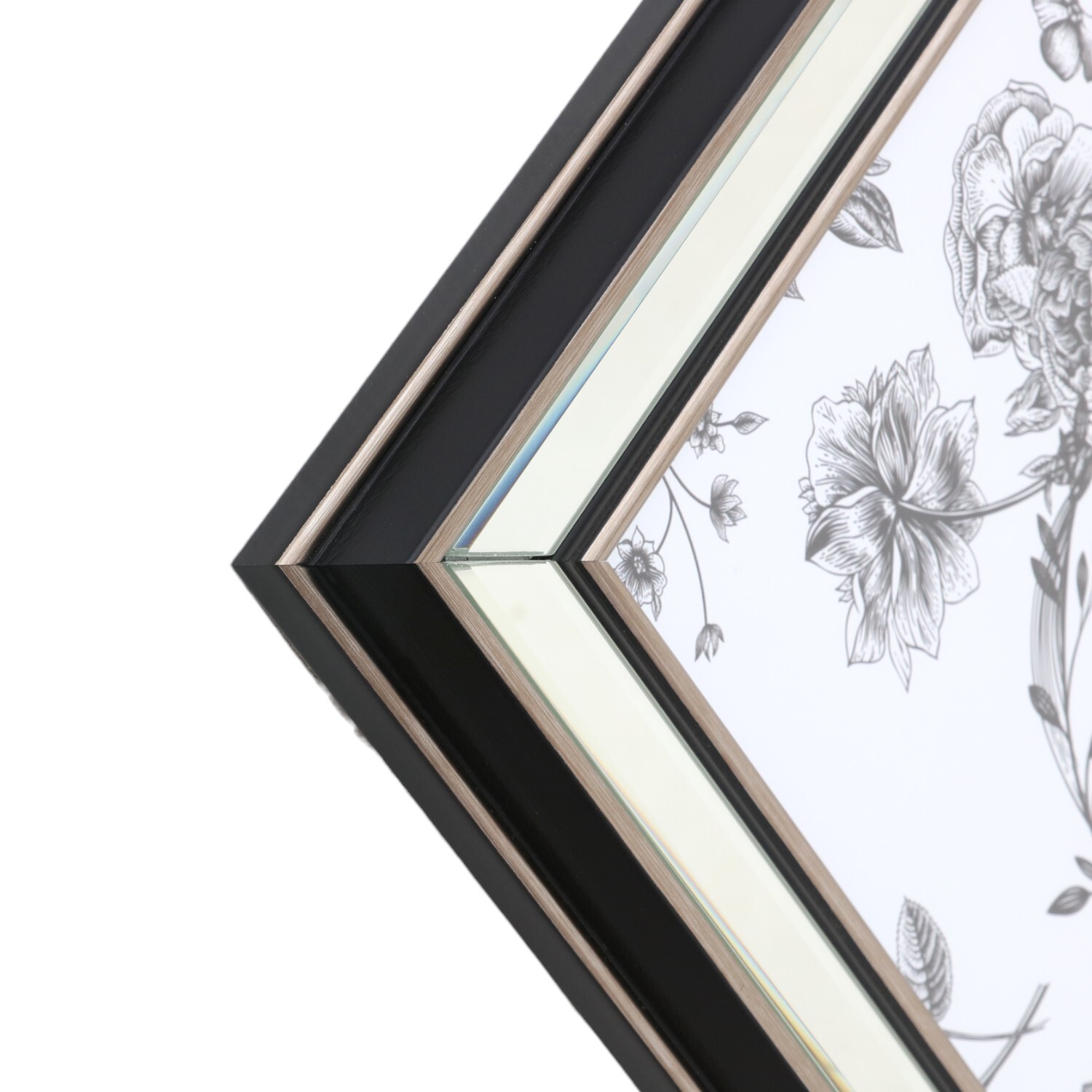 Mode Mirrored Photo Frame Silver 20 x 16in Image 5