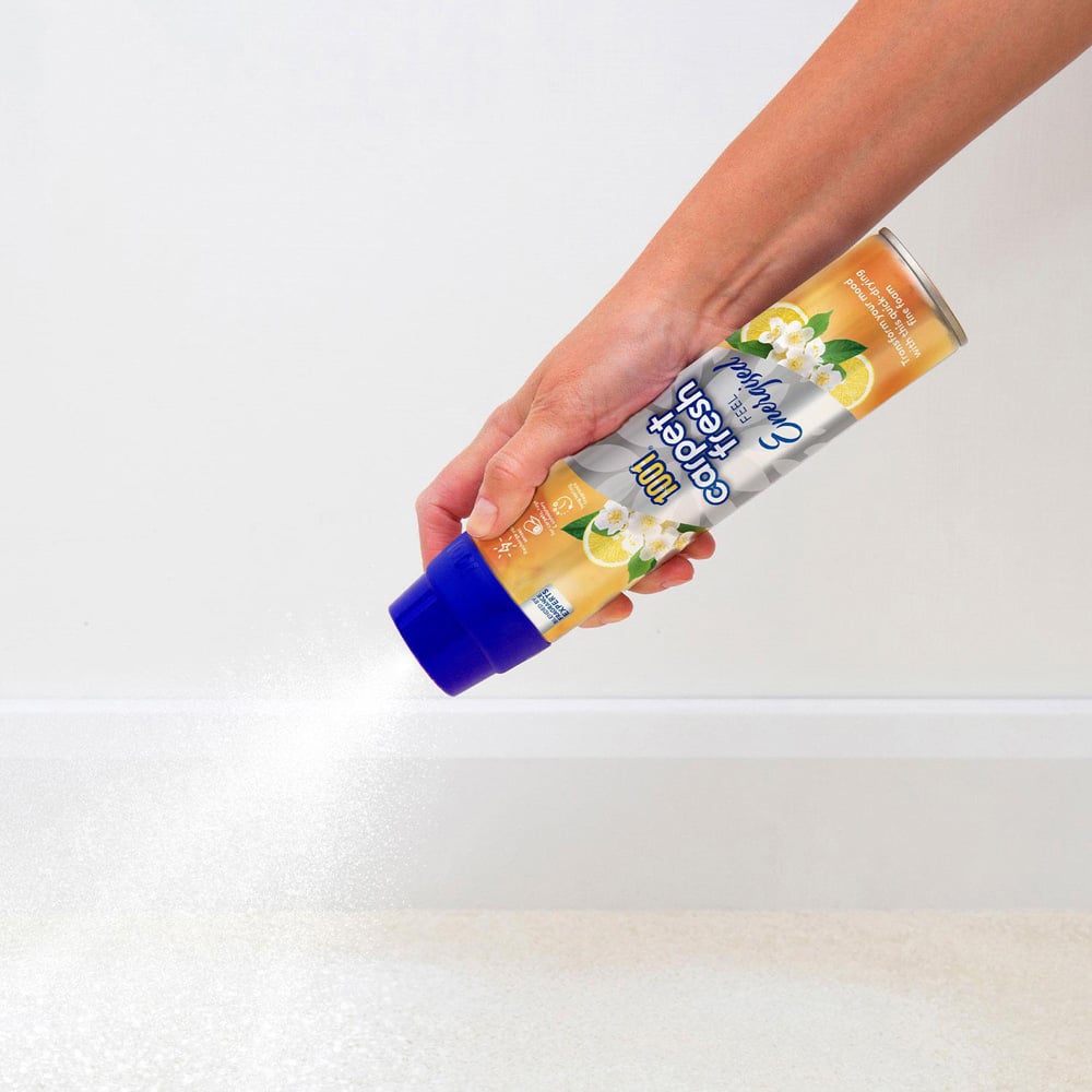 1001 Carpet Fresh Feel Energised Upholstery Odour Remover Spray 300ml 6 Pack Image 2