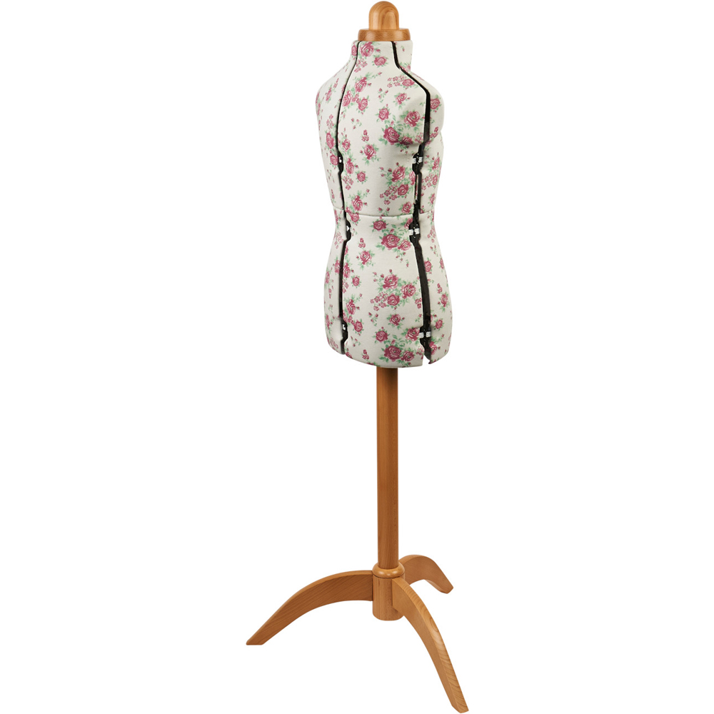 Sewing Online 5912P Rosebuds Adjustable 8-Part Dressmakers Dummy with Hem Marker Petite Image 3