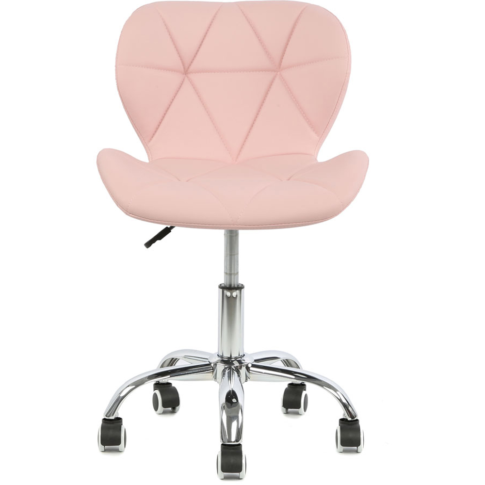 Orion Pink Swivel Office Chair Image 2