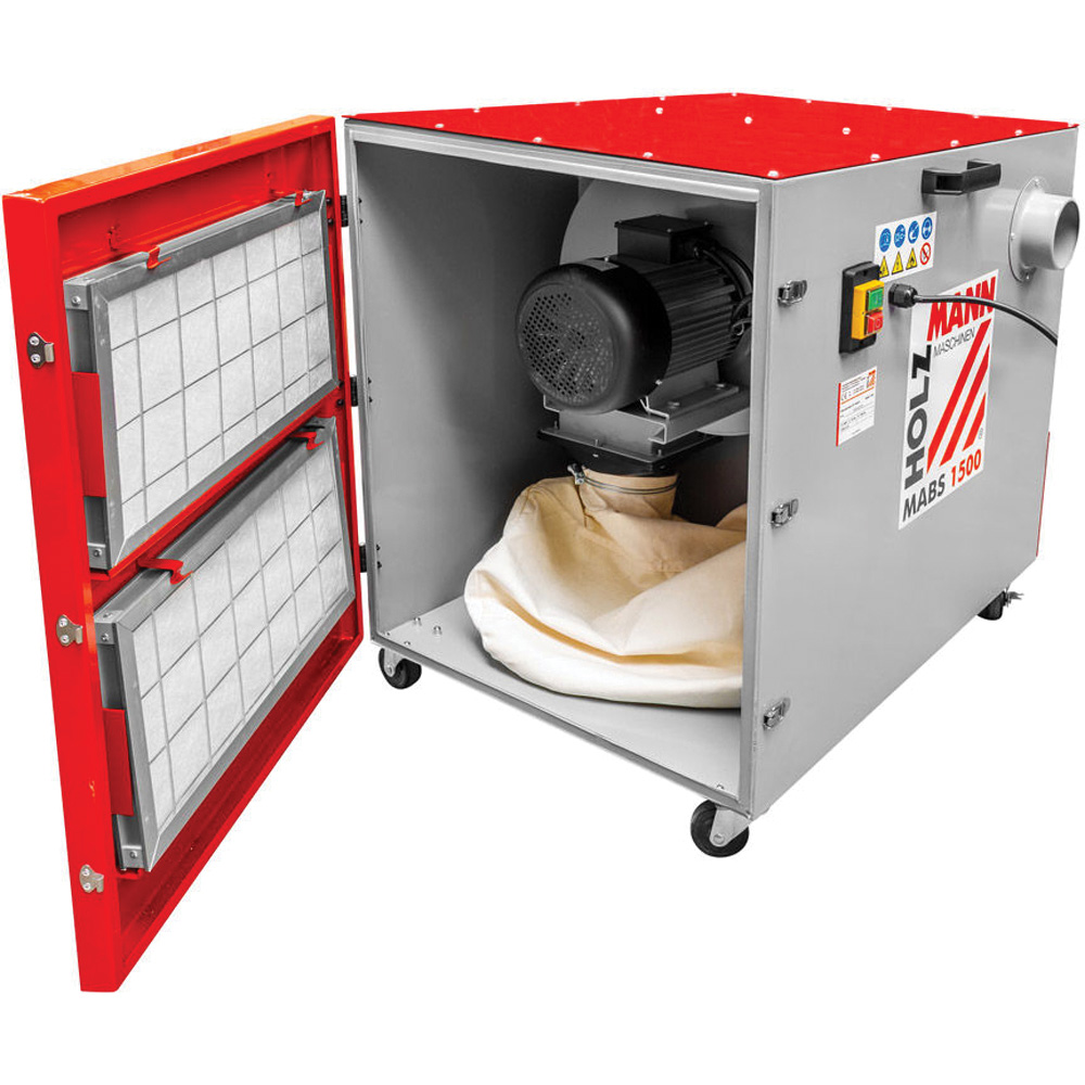 Holzmann MABS1500 400V 1500W Metal Dust Extraction System Image 2