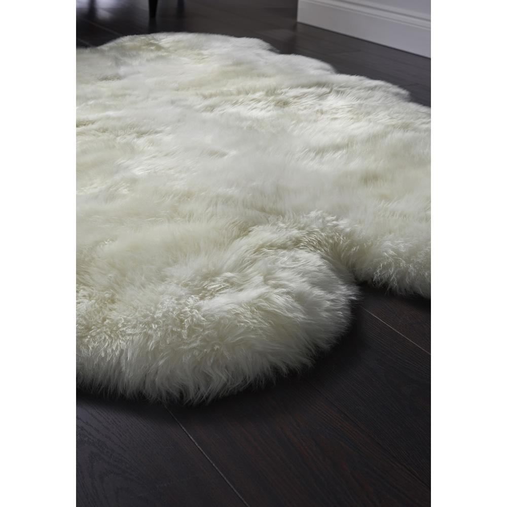 Origins Genuine Sheepskin Natural Quad Rug Image 3