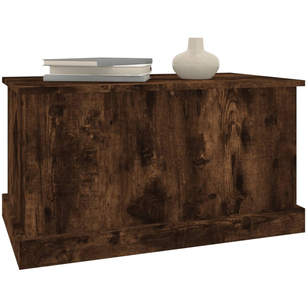 vidaXL Smoked Oak Storage Box Image 4