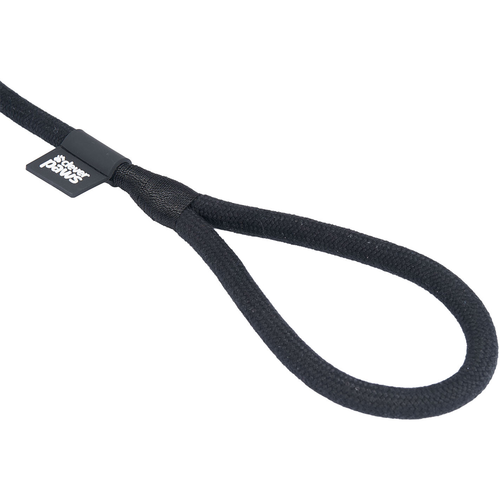 Durable Rope Dog Lead Black Image 2