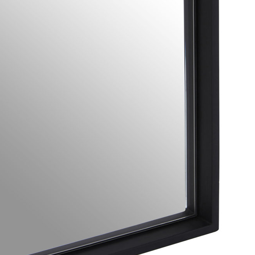 Premier Housewares Matte Black Wall Mirror Image 5