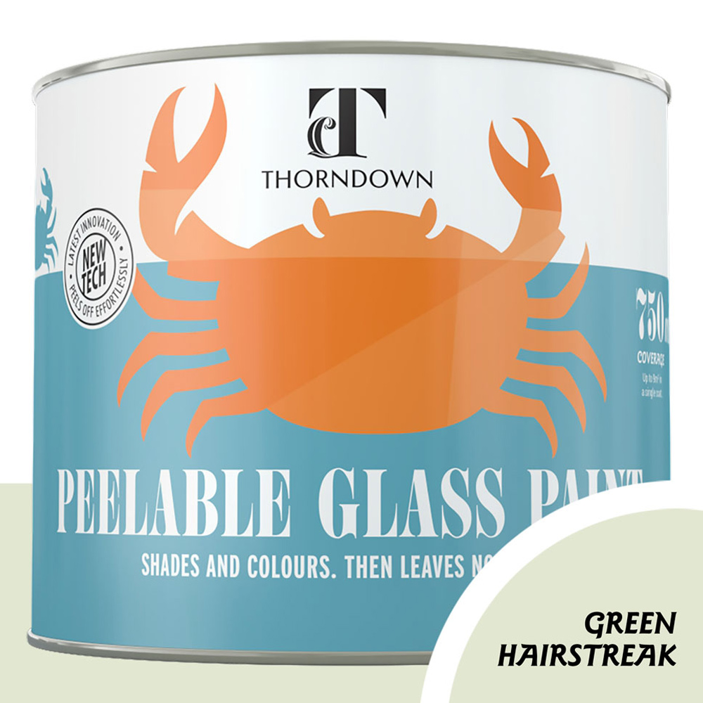 Thorndown Green Hairstreak Peelable Glass Paint 750ml Image 3