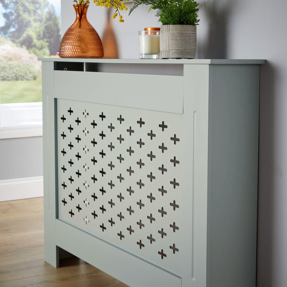 Home Source Crofton Grey Radiator Cover Unit Medium Image 6