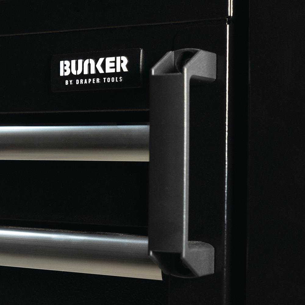 BUNKER 7 Drawer Black Modular Tool Cabinet Image 4
