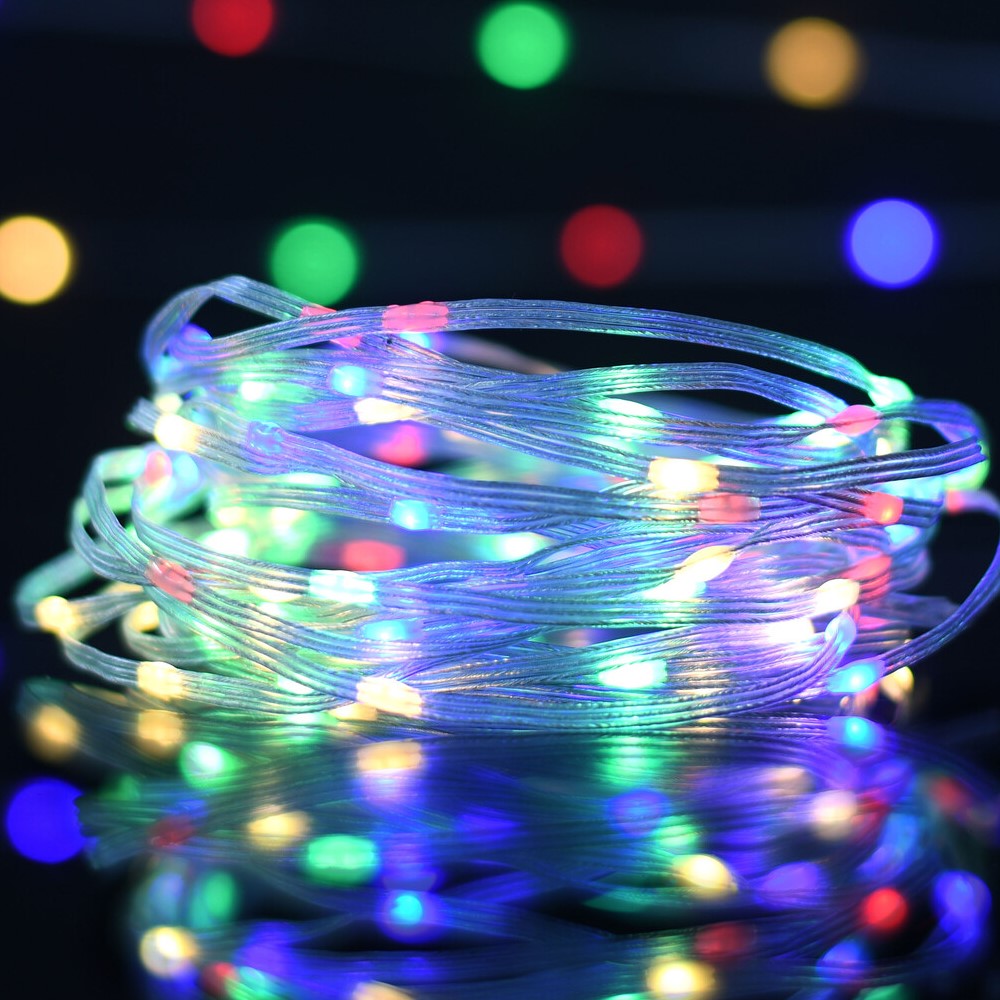 100 LED Multi Colour Chain Light Image 1