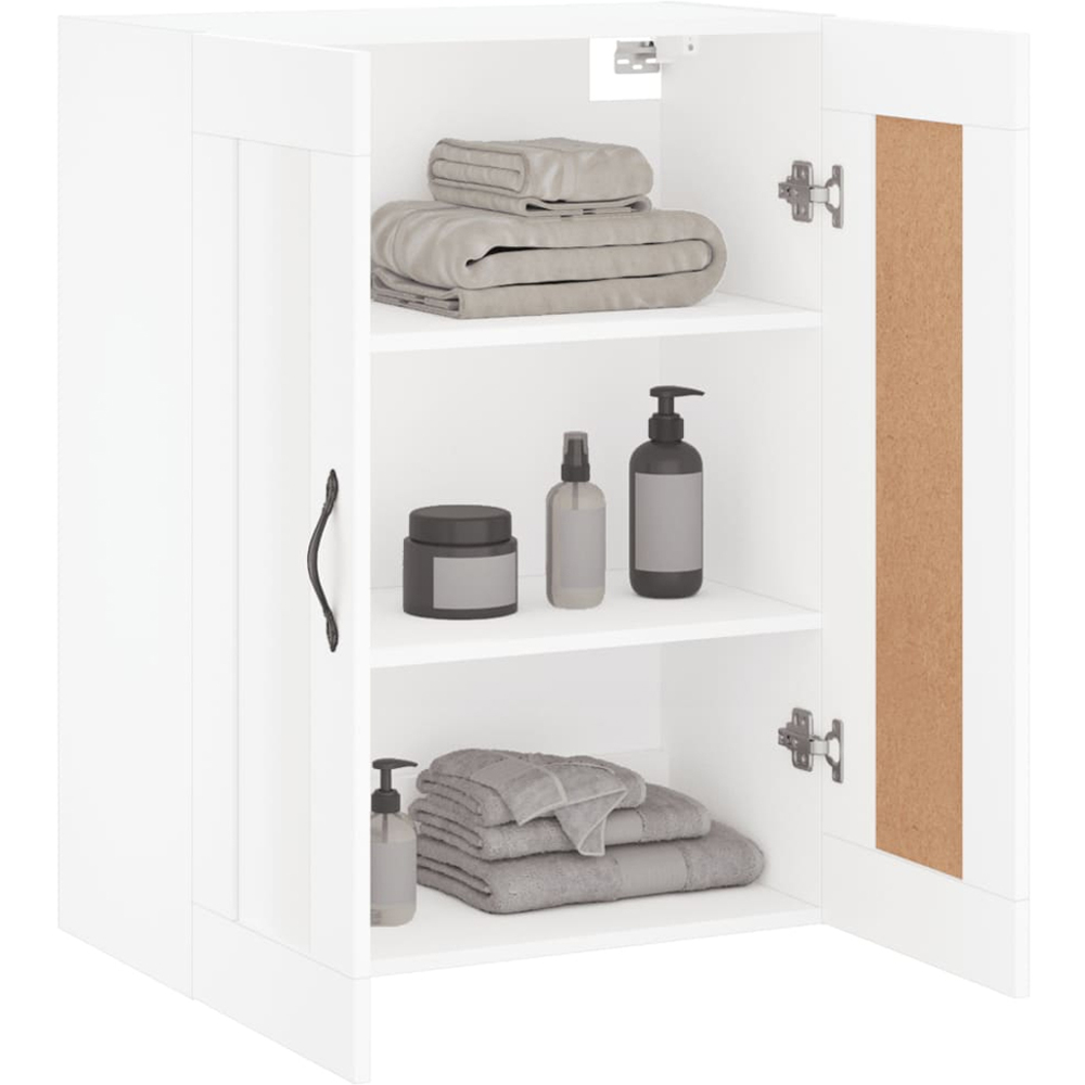 vidaXL 2 Door White Wall Mounted Cabinet Image 5