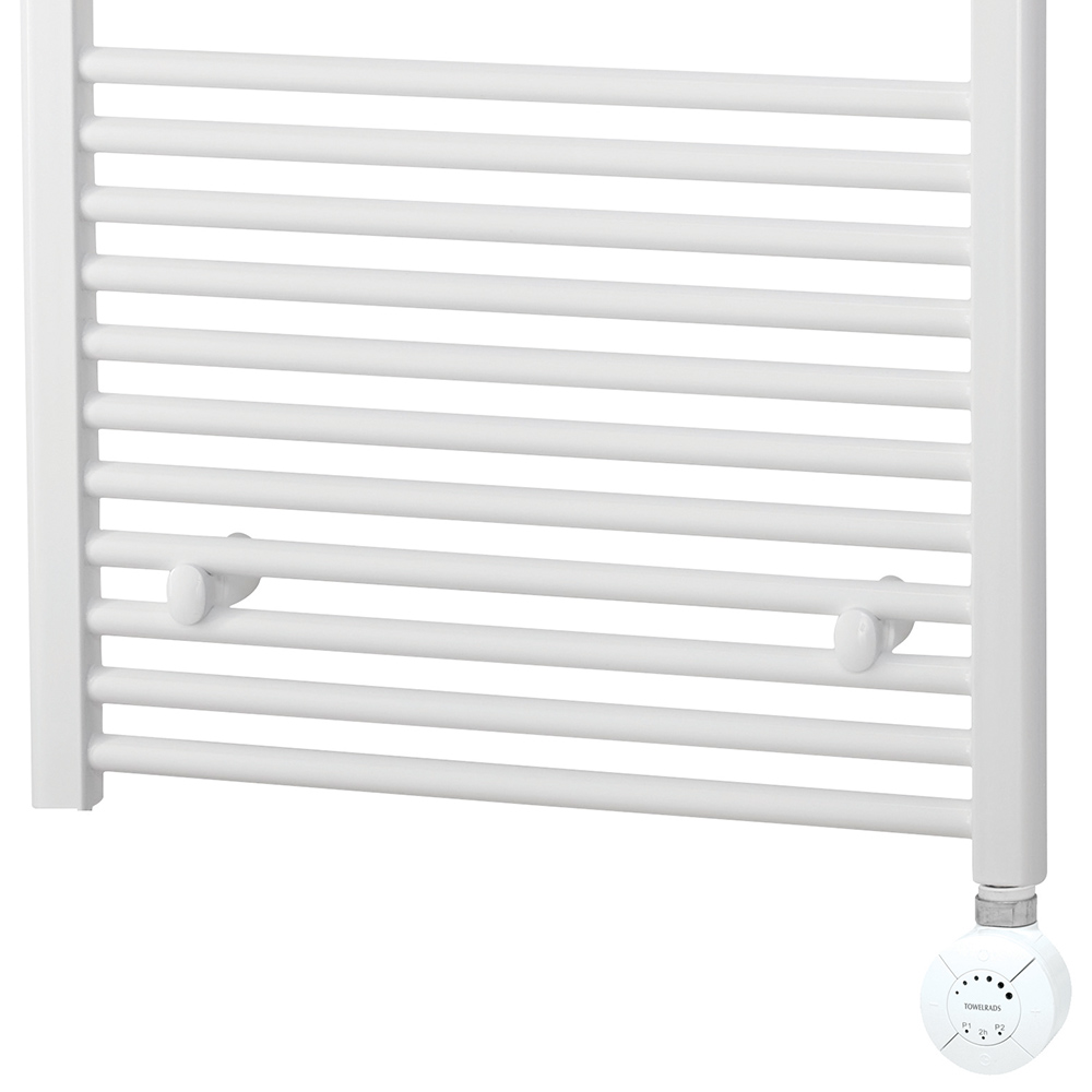 Towelrads Richmond Thermostatic White Towel Radiator 1186 x 450mm 400W Image 3