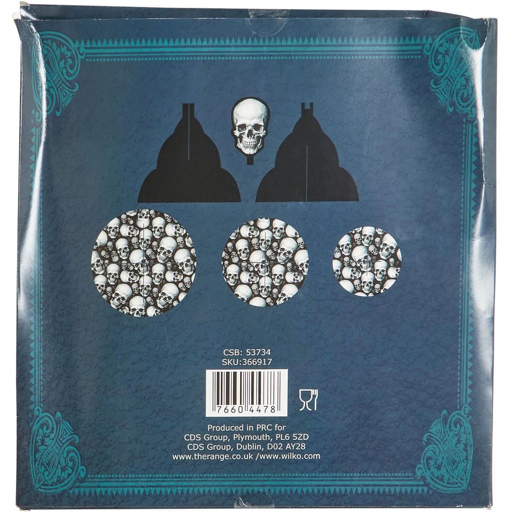 3 Tier Spooky Skull Cake Stand Image 4