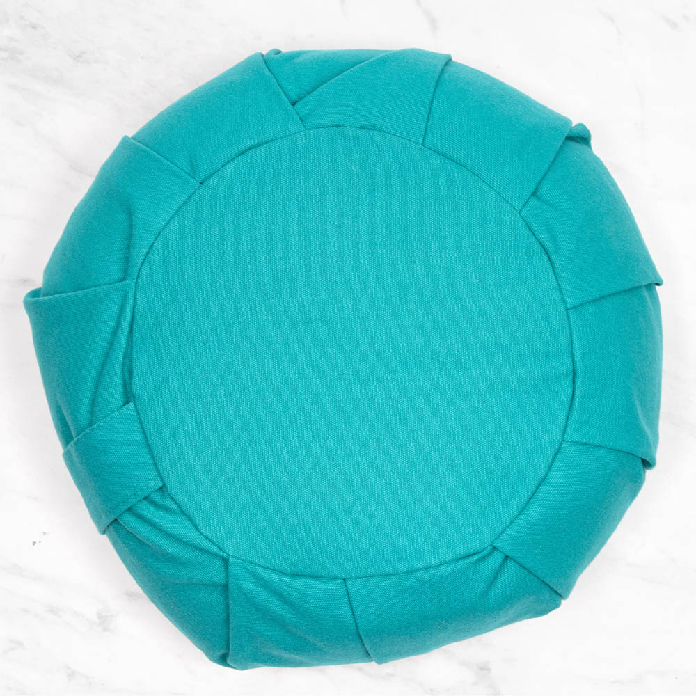 Myga Zafu Turquoise Yoga Meditation Cushion Image 2