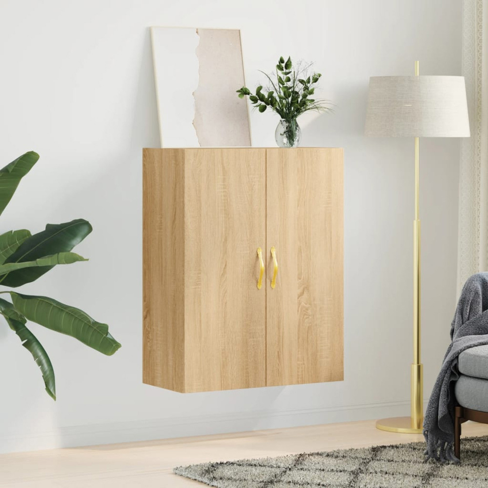 vidaXL 2 Door Sonoma Oak Wall Mounted Cabinet Image 3