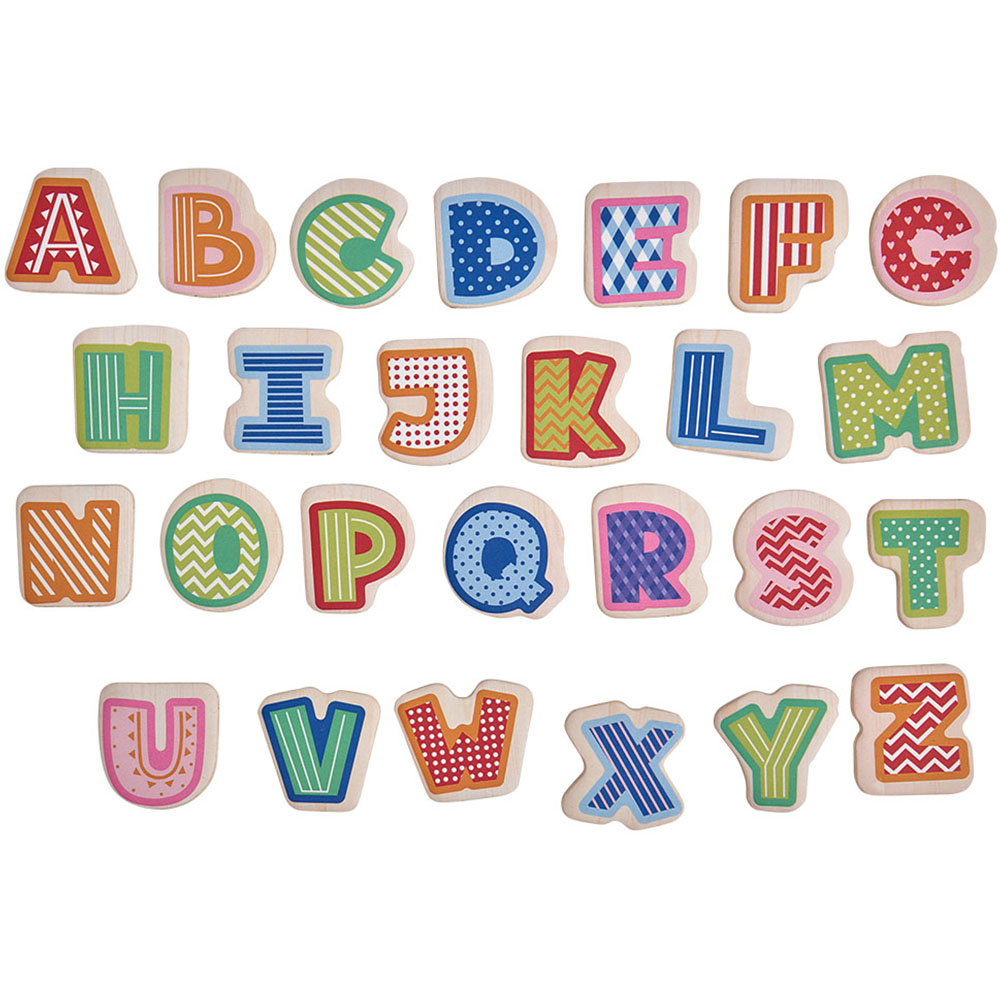 Wilko Wood Alphabet Puzzle Image 4
