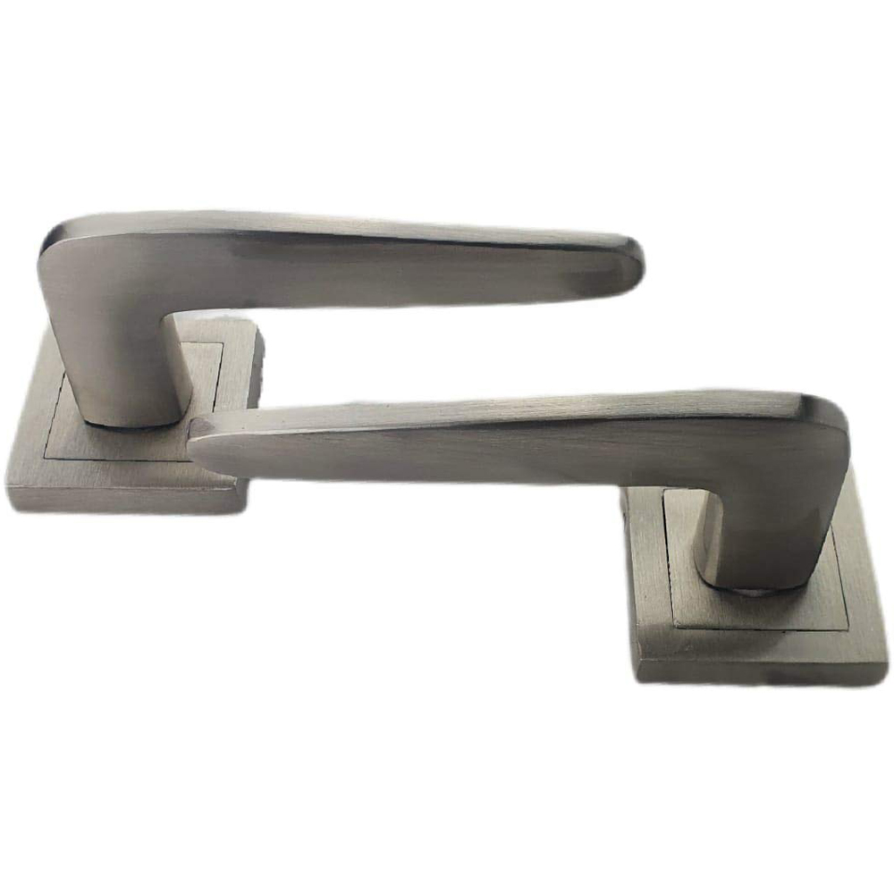 Golden Grace Satin Stainless Steel Venus Door Handles Set Image 2
