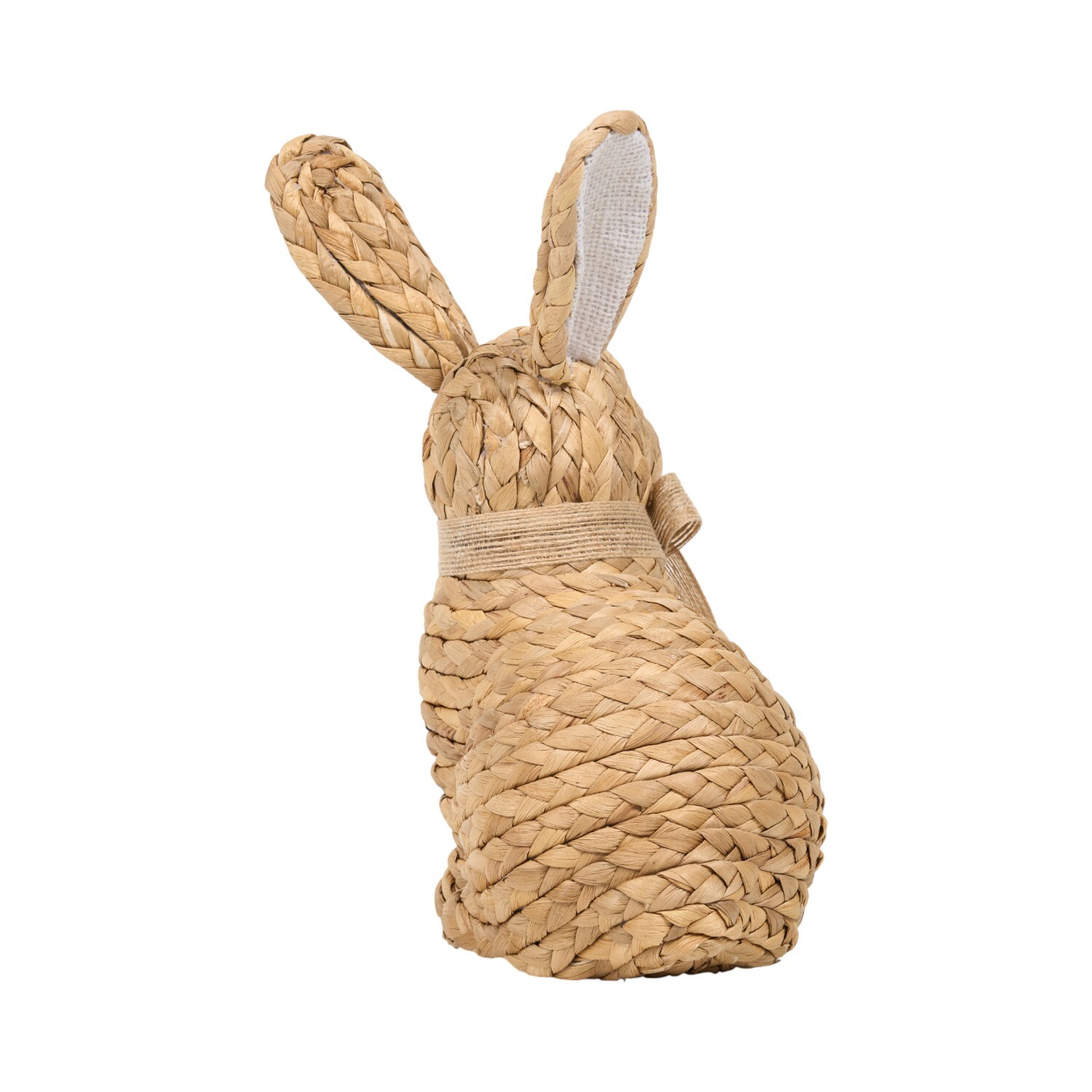 Water Hyacinth Bunny Decoration Brown Image 4