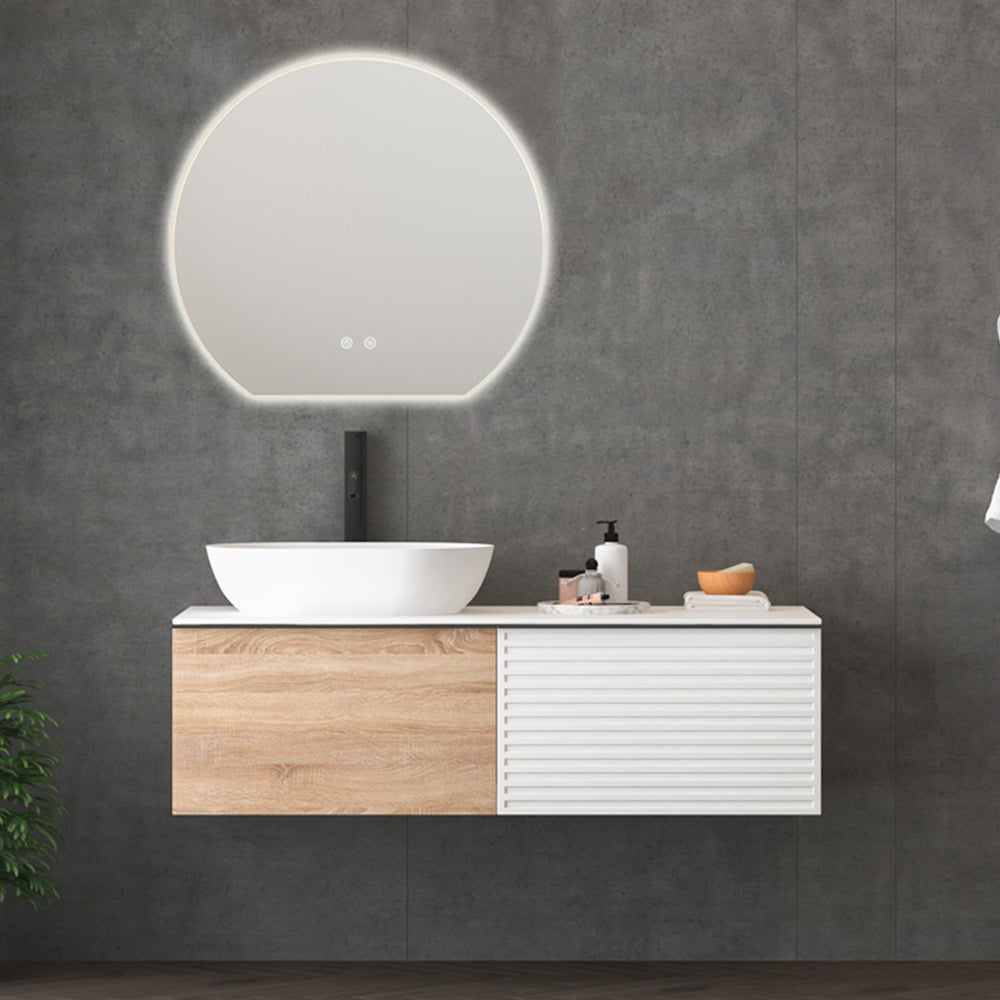 Sorrelis Mirella Tunable LED Frameless Mirror 80cm Image 2