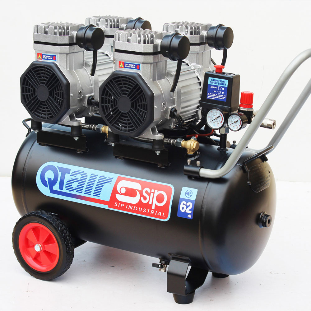 SIP QT AIR DD 3hp 50L Ultra Low Noise Oil Free Direct Drive Compressor Image 3