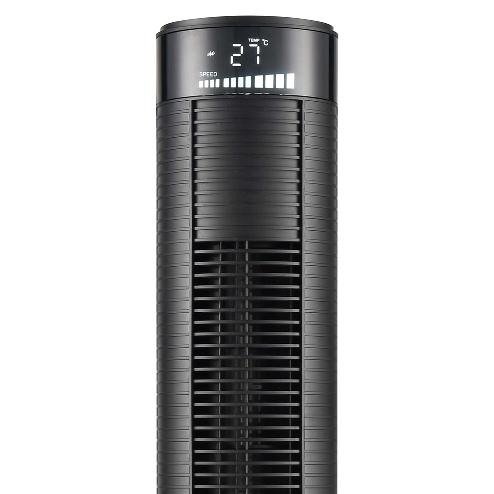 Puremate Black Oscillating Tower Fan 38 inch Image 4