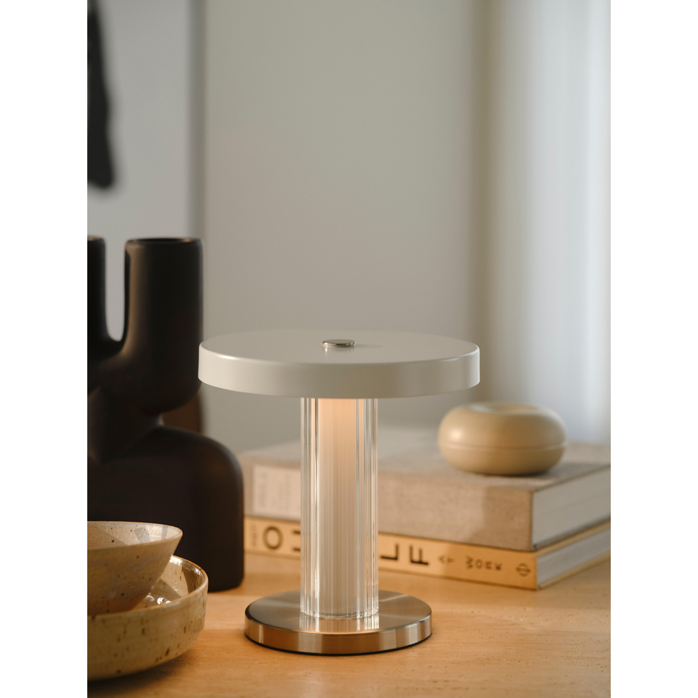 Nordlux Trezzi White Portable Table Lamp Image 2