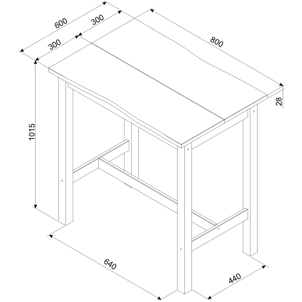 Core Products Corona 2 Seater High Breakfast Table Set Grey Image 5
