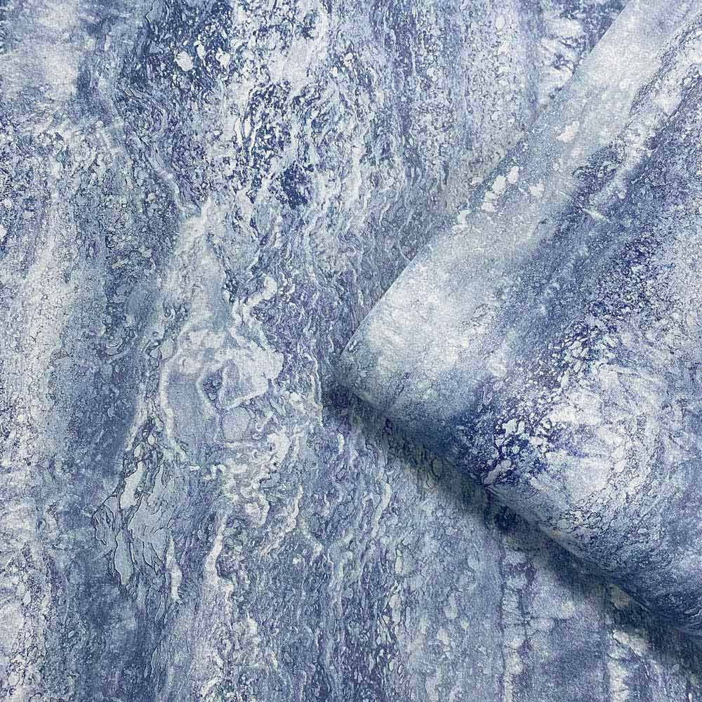 Muriva Eterna Marble Blue Wallpaper Image 2