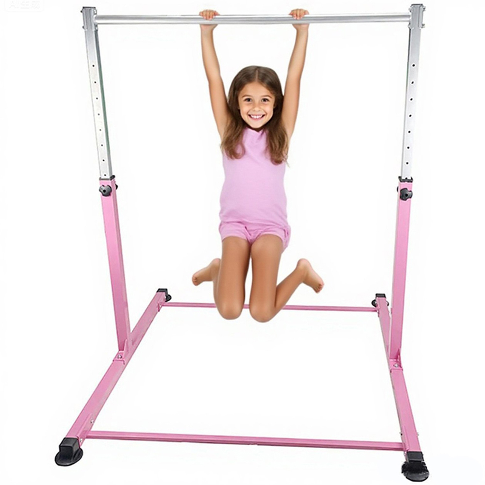 Gr8 Home Pink Adjustable Gymnastics Horizontal Kip Bar Image 2
