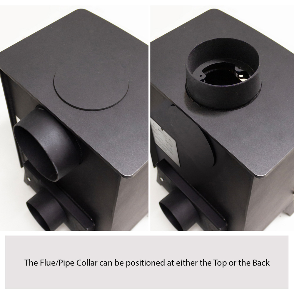 RoyalFire Steel Eco Multifuel Stove 5kW with Firewood Starter Kit Image 5