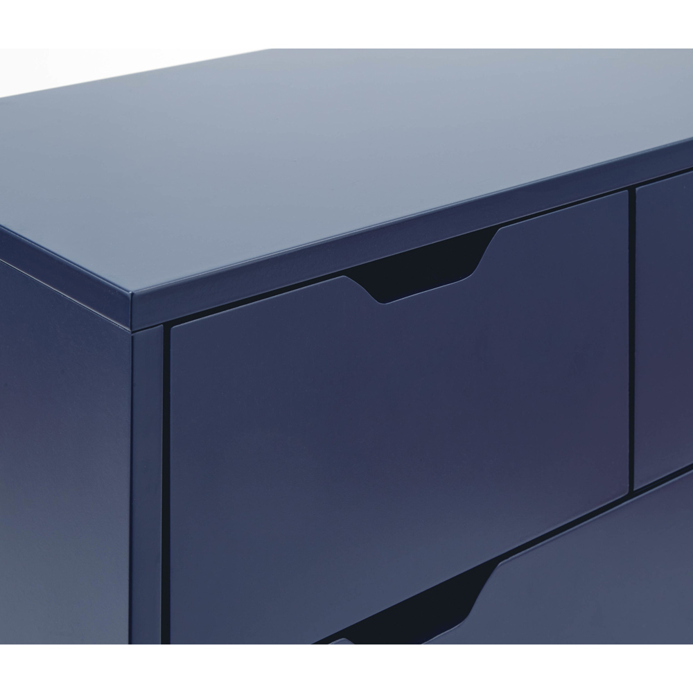 GFW Nyborg 4 Drawer Nightshadow Blue Chest of Drawers Image 6