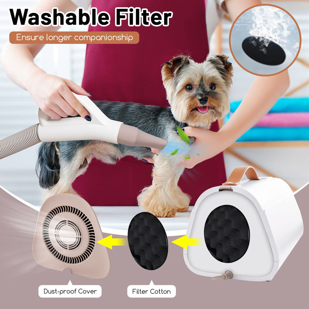 Costway Pet Hair Blower with Negative Ion Function Image 8