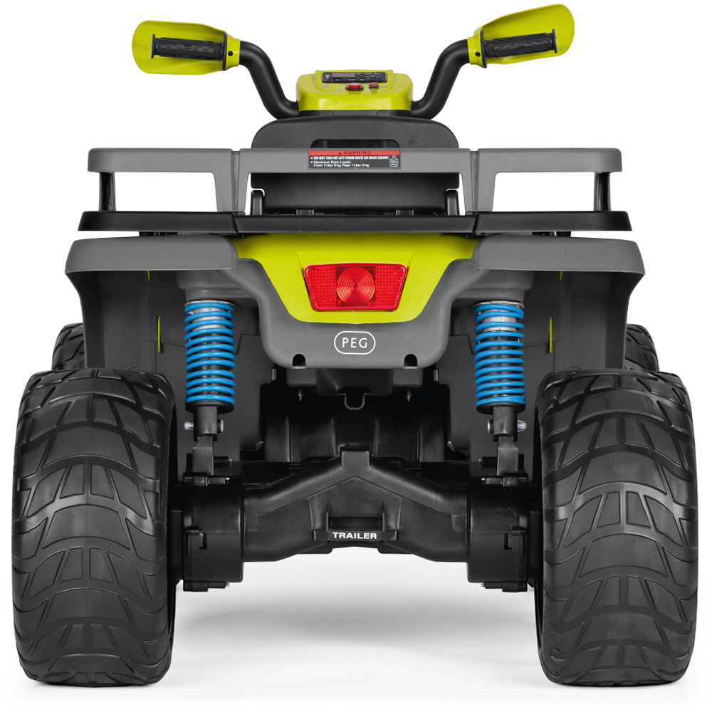 PEG Polaris Sportsman Pro Kids Electric Ride-On Quad Bike Citrus 24V Image 4