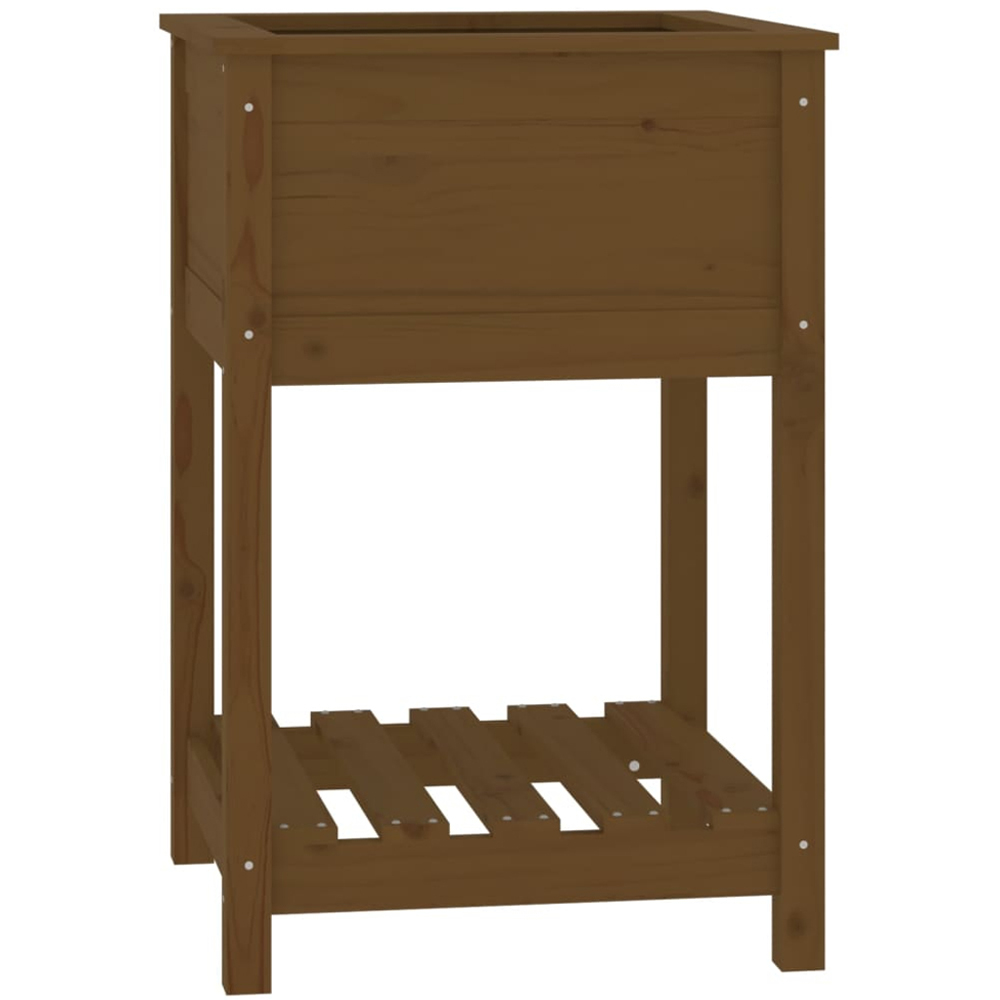 vidaXL Brown Wooden Garden Planter 57 x 54 x 81cm Image 1