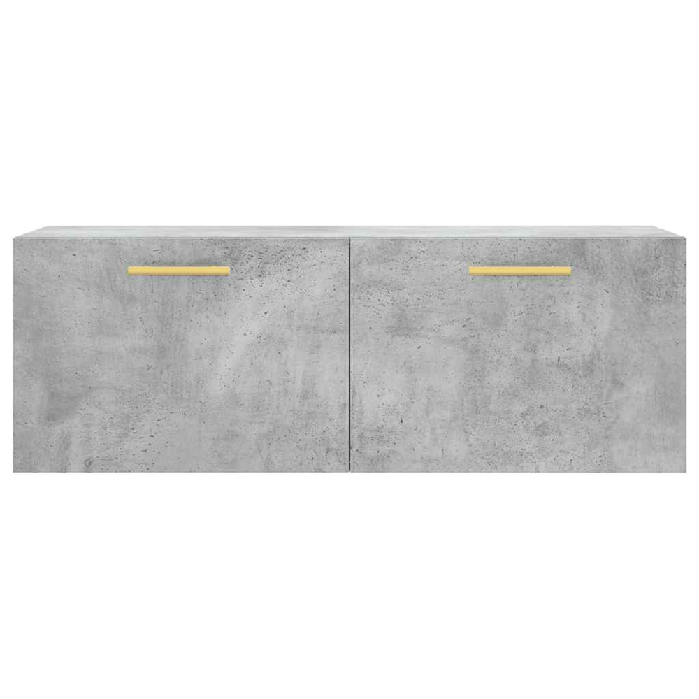 vidaXL 2 Door Concrete Grey Wall Cabinet Image 5