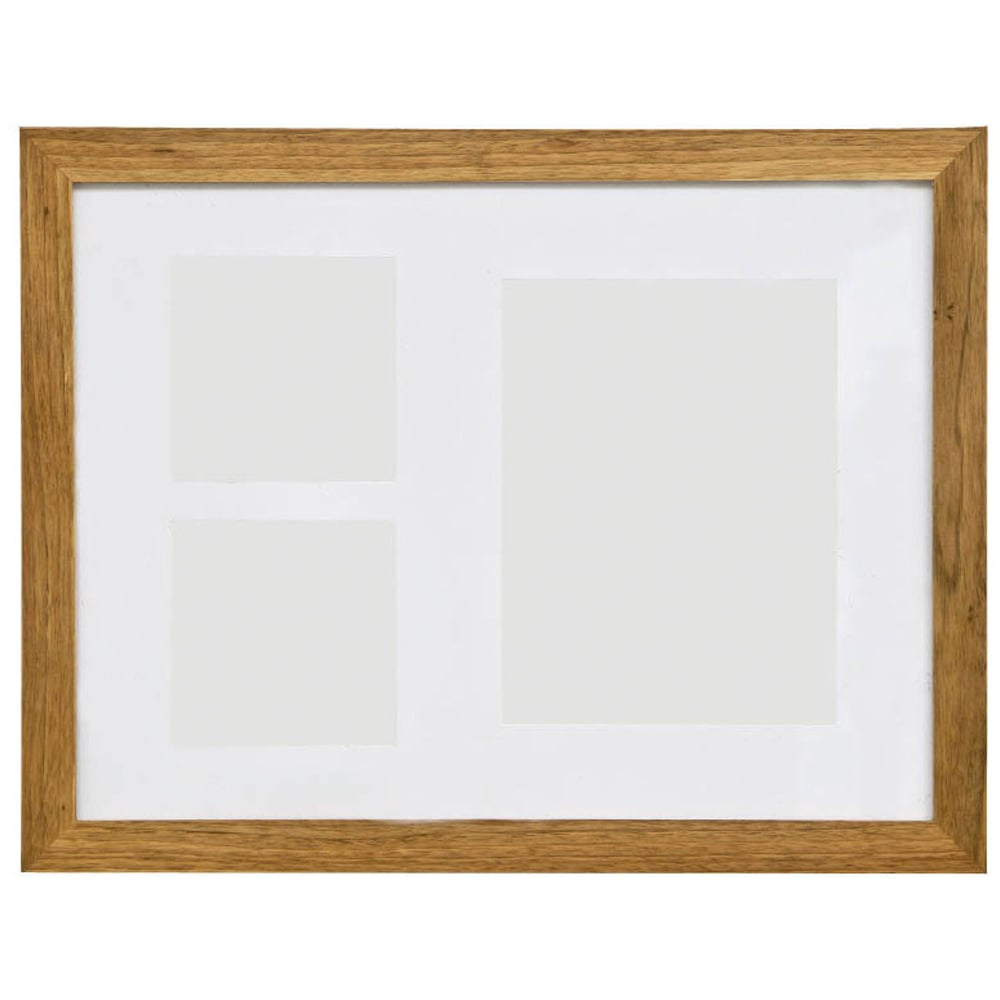 Premier Housewares 2300698 3-Photo Natural Collage Photo Frame Image 1