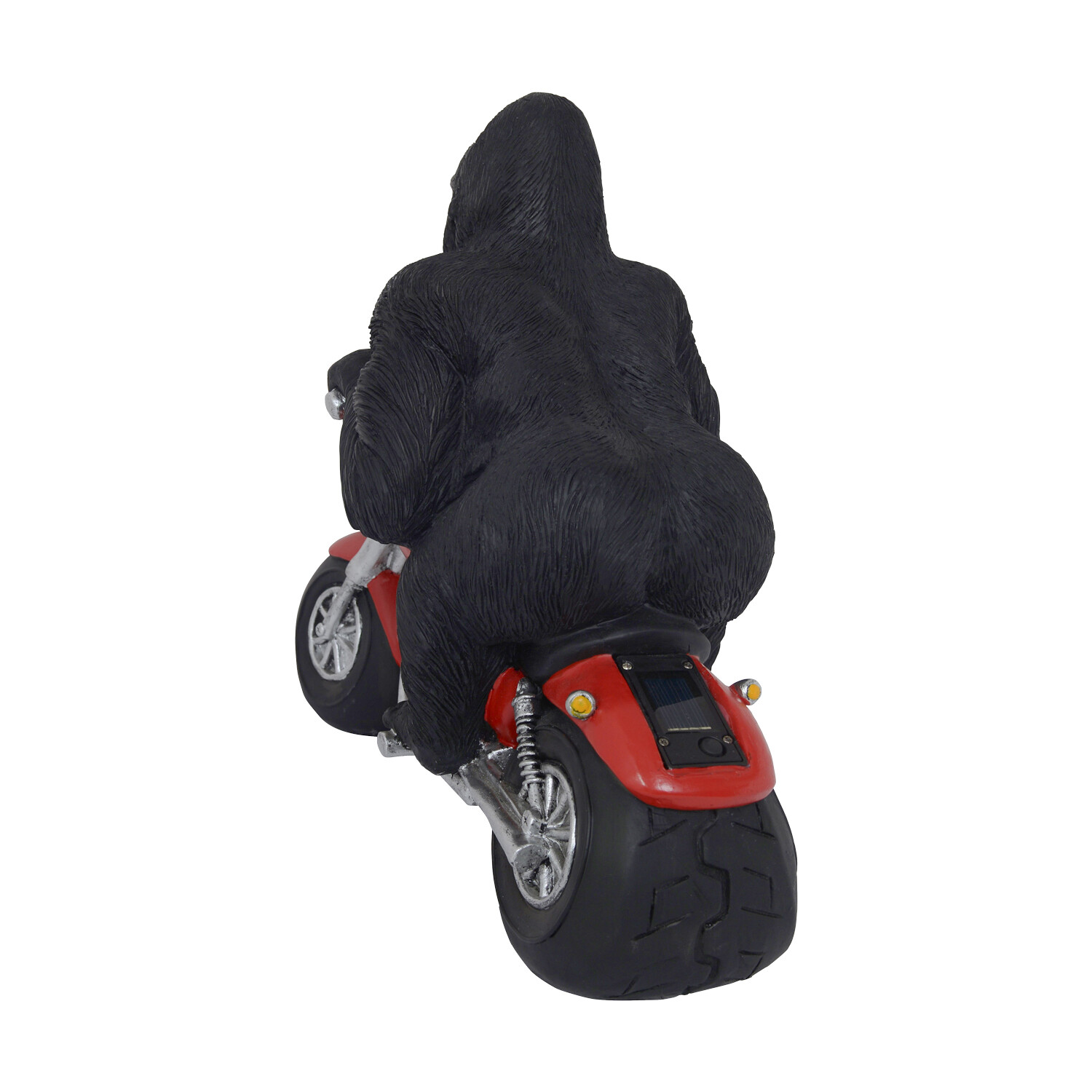 Solar Gorilla Motorbike Statue - Red Image 4