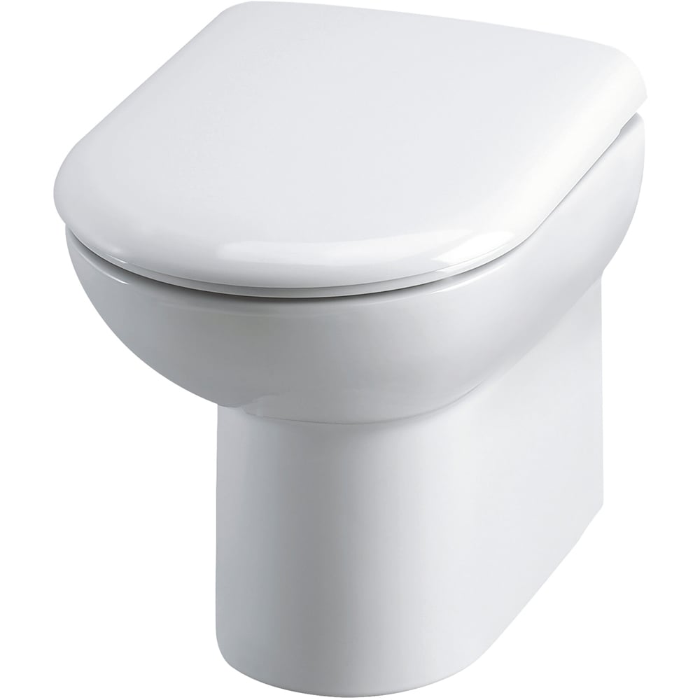 nuie Lawton White Back To Wall Pan 375mm Image 1