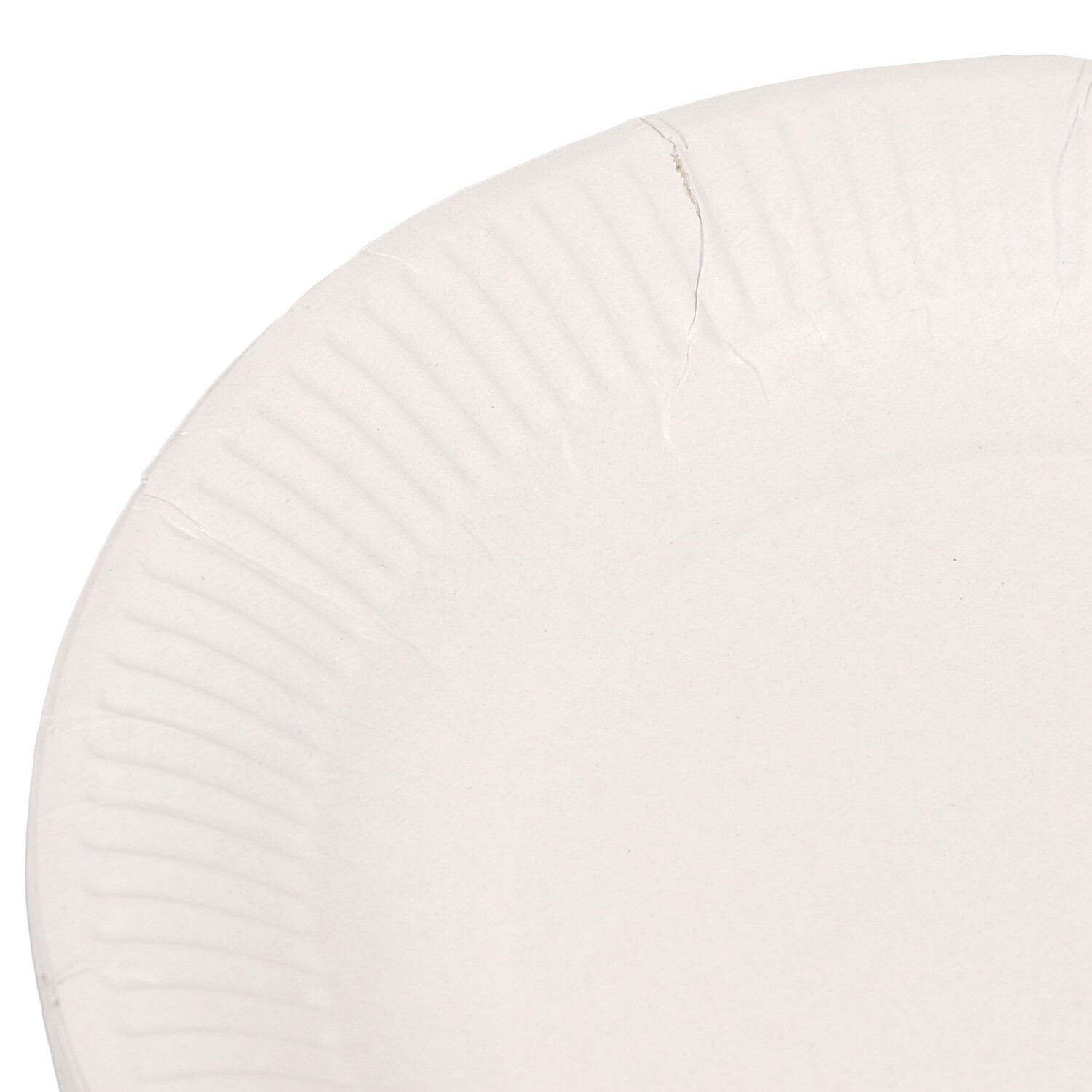Pack of MyHome Paper Plates - White Image 3