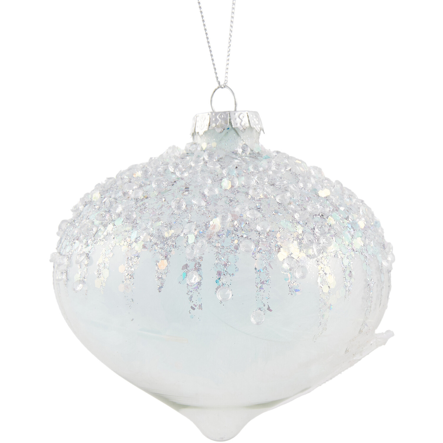 Sequin Topped Bauble Image