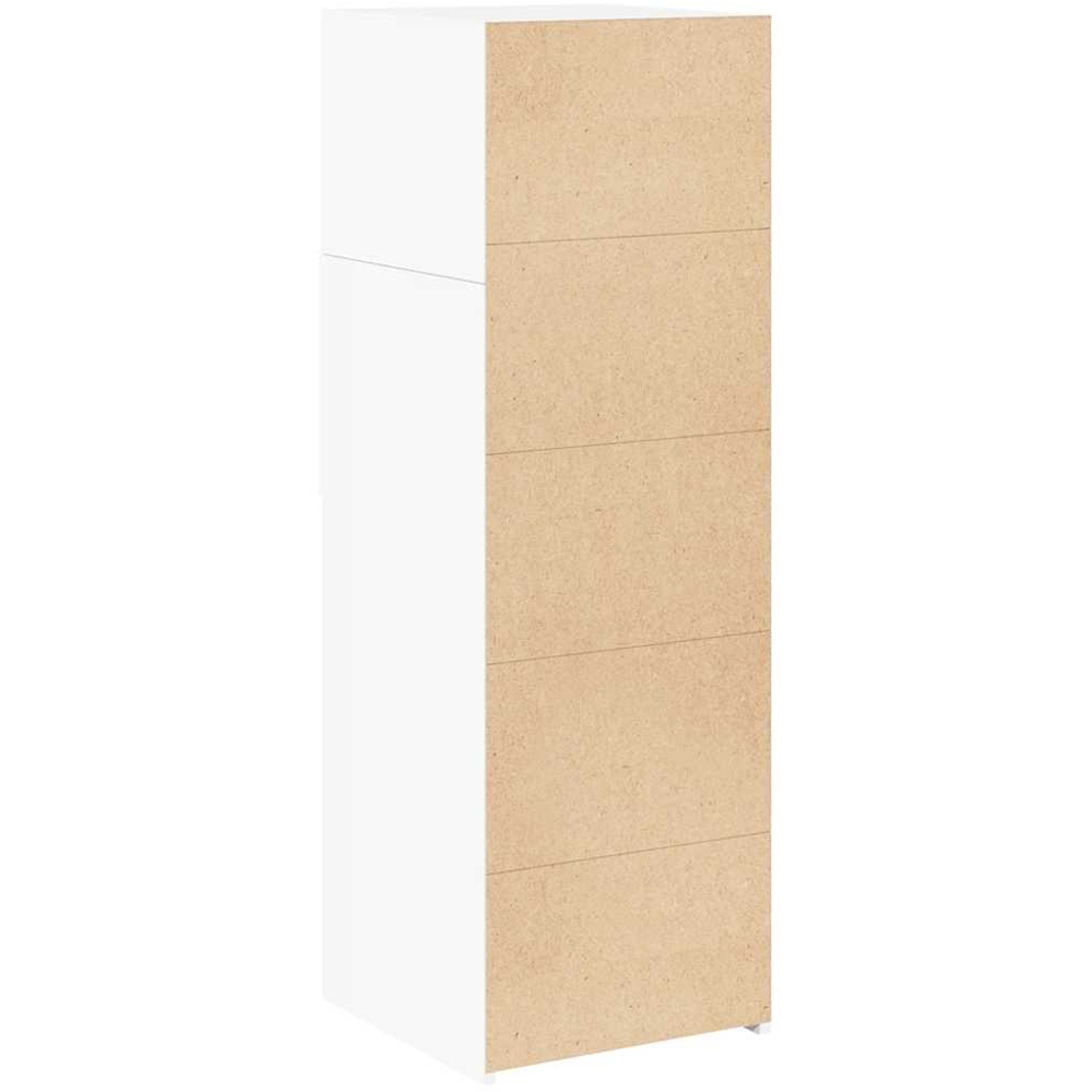 vidaXL 2 Drawer 3 Shelf White Highboard Image 6