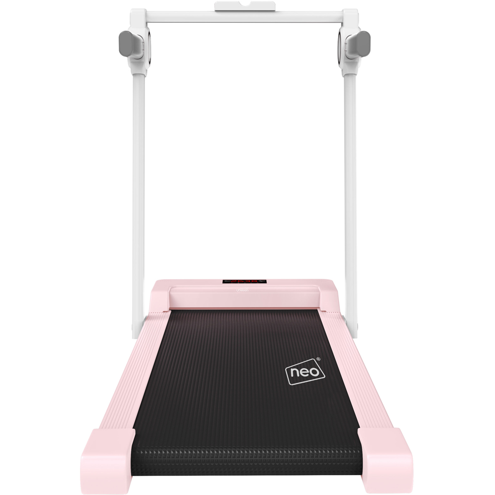 Neo Pink Walking Pad Treadmill with Hand Rail Image 1