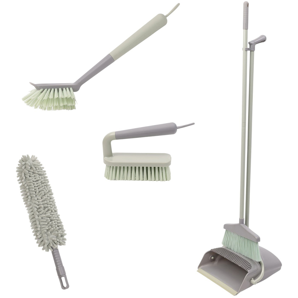 My Home 6 Piece Cleaning Set Grey Image 1