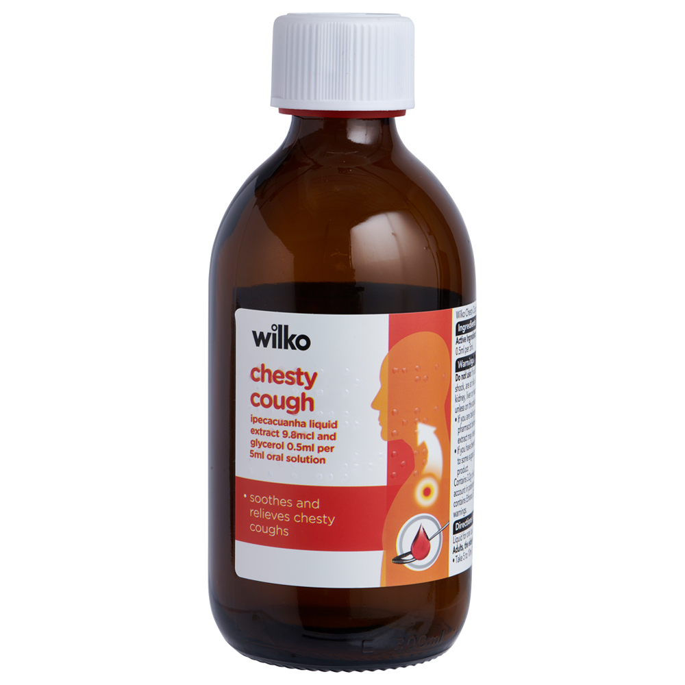Wilko Chesty Cough Medicine 300ml Image 1