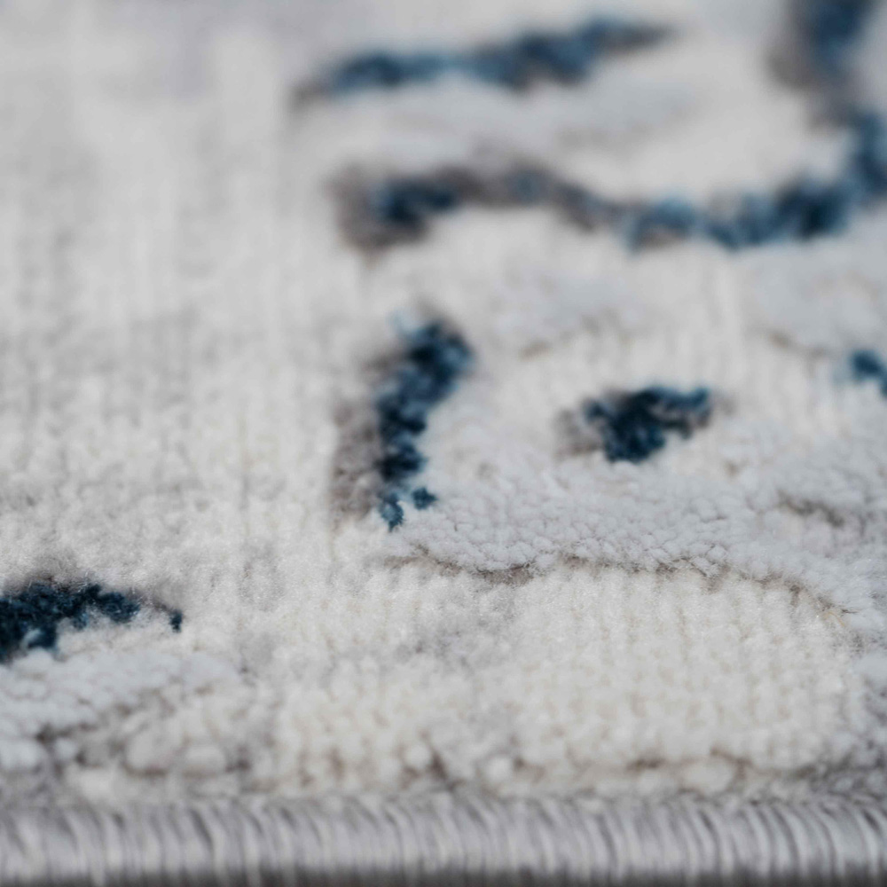 Kukoon Hatton Grace Blue Distressed Rug 80 x 150cm Image 5