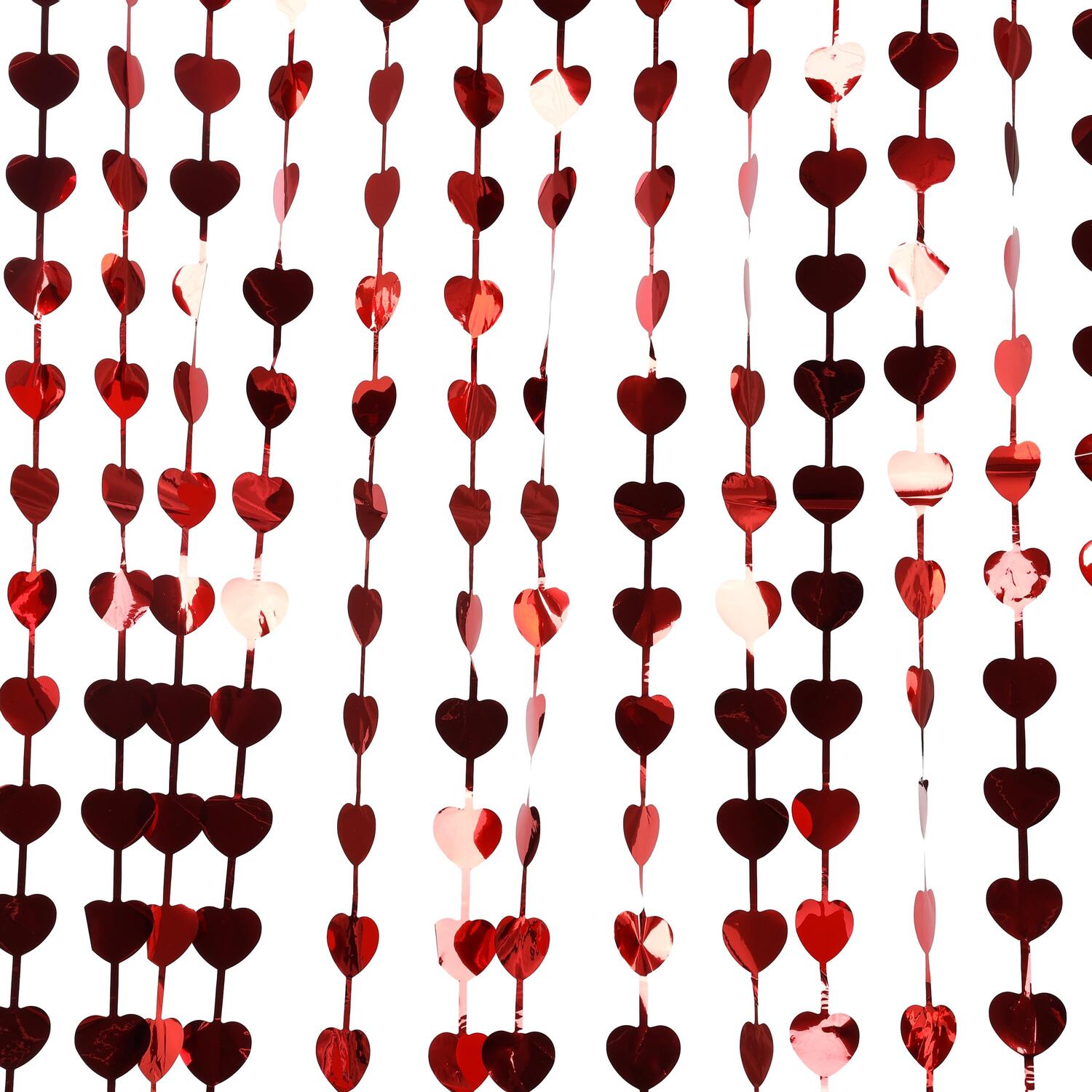 Red Heart Door Curtain  - Red Image 2